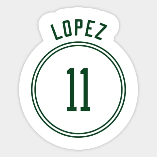 Brook Lopez Name and Number Sticker